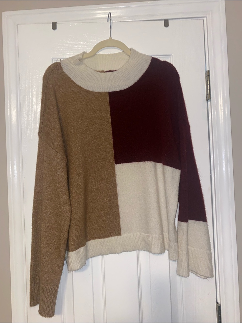 Colorblock sweater